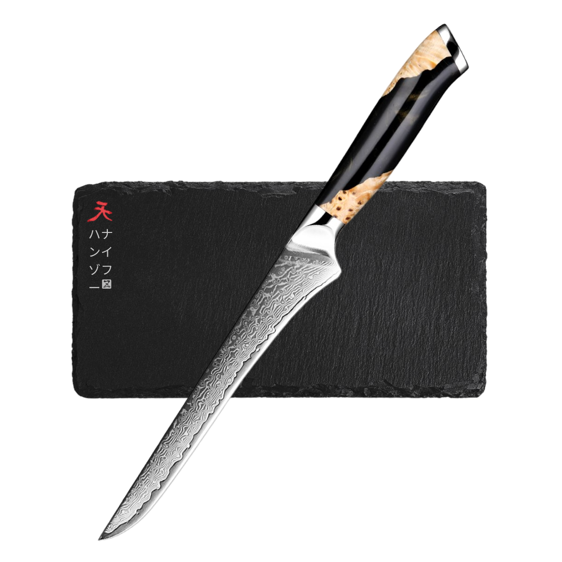 Akio Hanzo Shadow Edition Premium Kitchen Boning Knife - Hatori Hanzo
