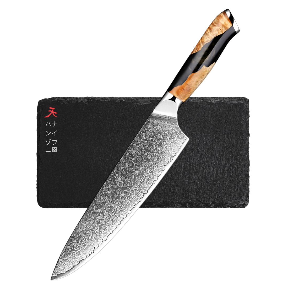 Akio Hanzo Shadow Edition Premium Kitchen Chef 8 inch Knife - Hatori Hanzo