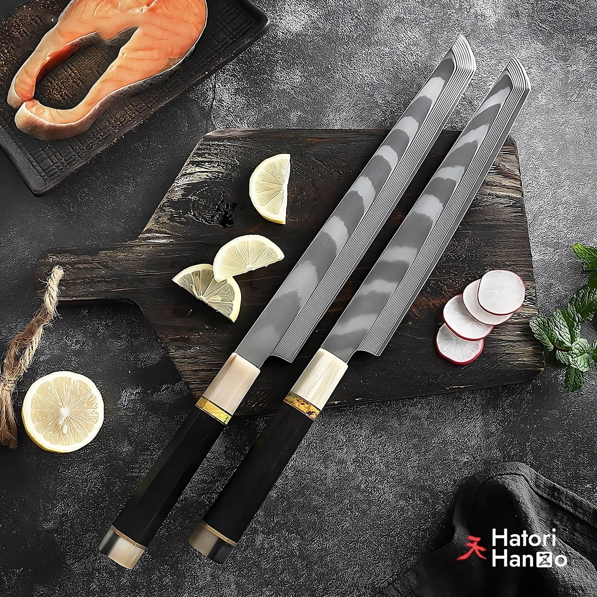 Izanami & Izanagi イザナミテイザナギ Premium Sashimi & Sushi Knife – Hatori Hanzo